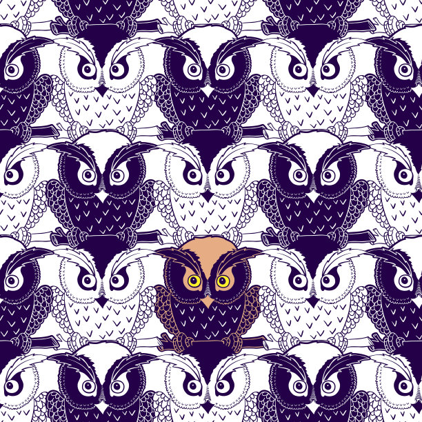 猫头鹰模式图片下载