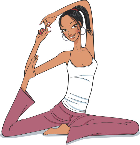 瑜伽女人图片下载