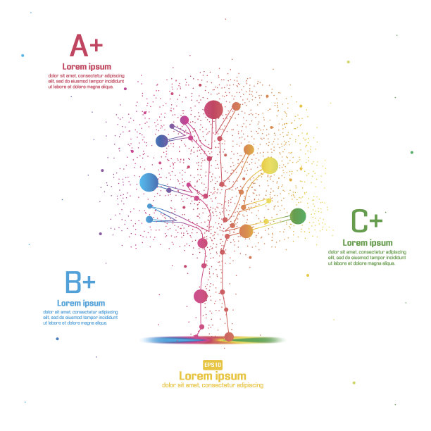 创造性的点和线连接在一起图片下载