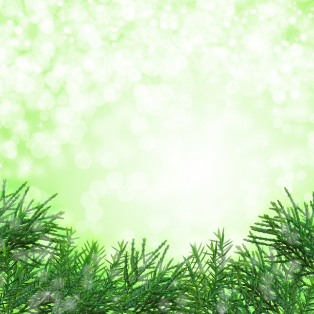 绿色圣诞背景图片下载