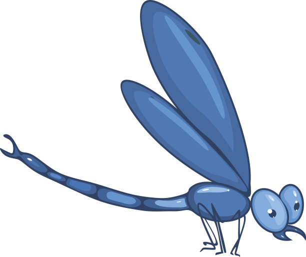 蓝色的蜻蜓图片下载