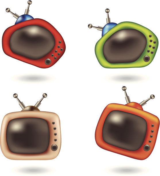 有趣的电视图标图片下载