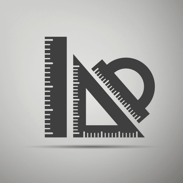 直尺矢量图标。图片下载