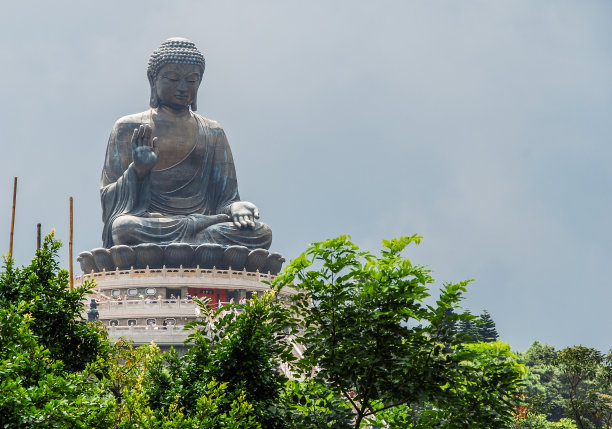 香港大屿山大佛图片下载
