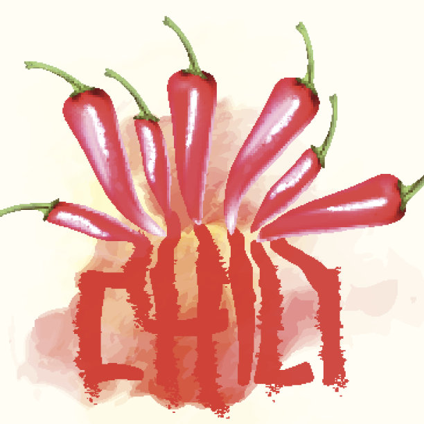 红辣椒配白辣椒图片下载