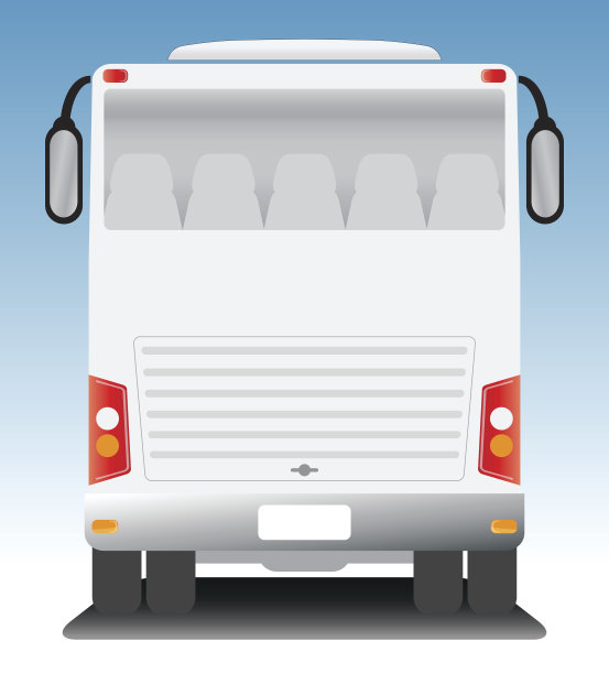 现代旅游车城际巴士图片下载