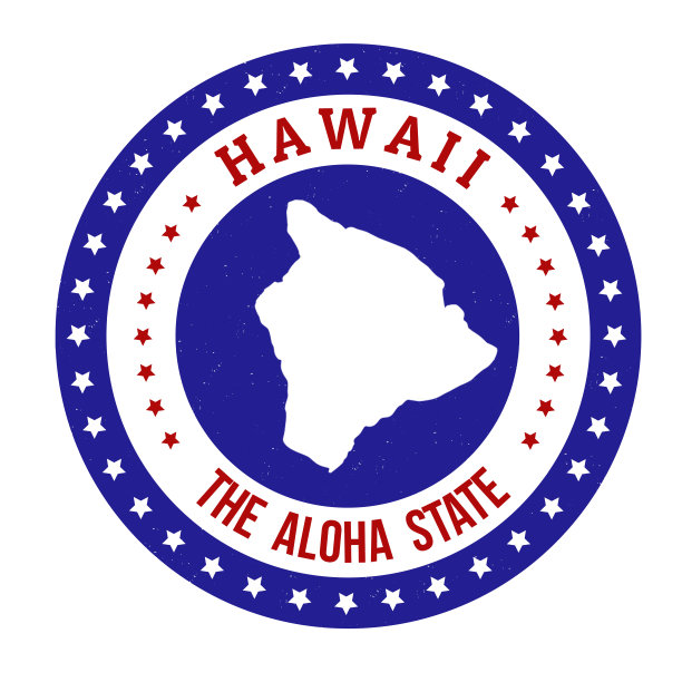 夏威夷的邮票图片下载