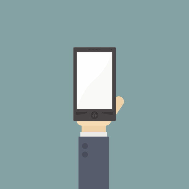 商人持有智能手机图片下载