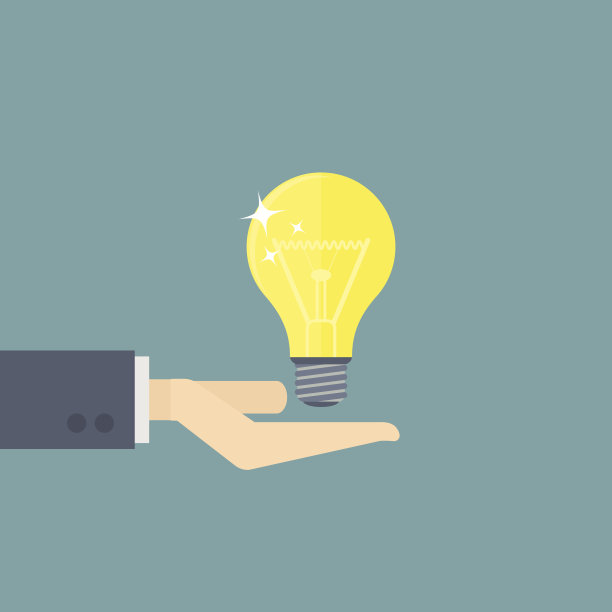 商人拿着灯泡图片下载