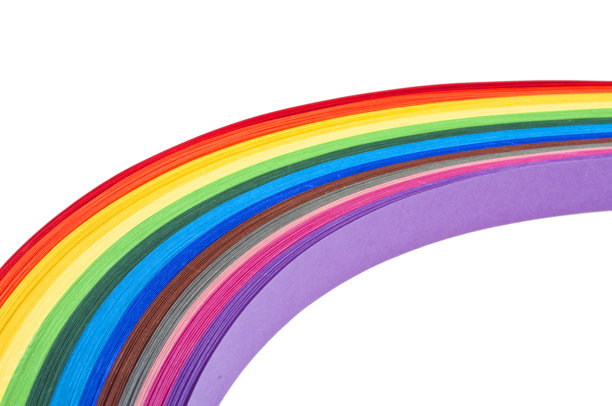 彩虹纸条图片下载