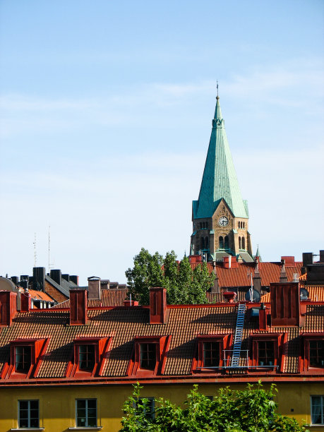 斯德哥尔摩(瑞典)的建筑和教堂图片下载