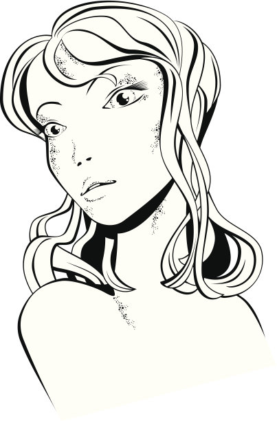 美丽的女孩的脸图片下载