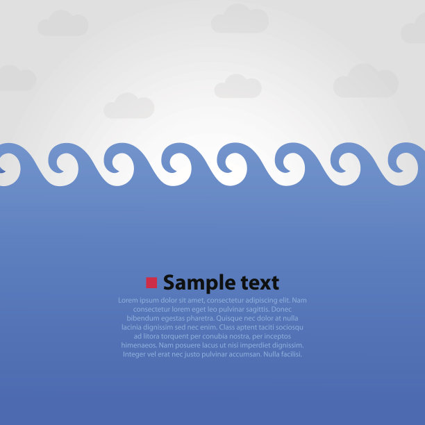 大海和波浪明亮的背景。图片下载