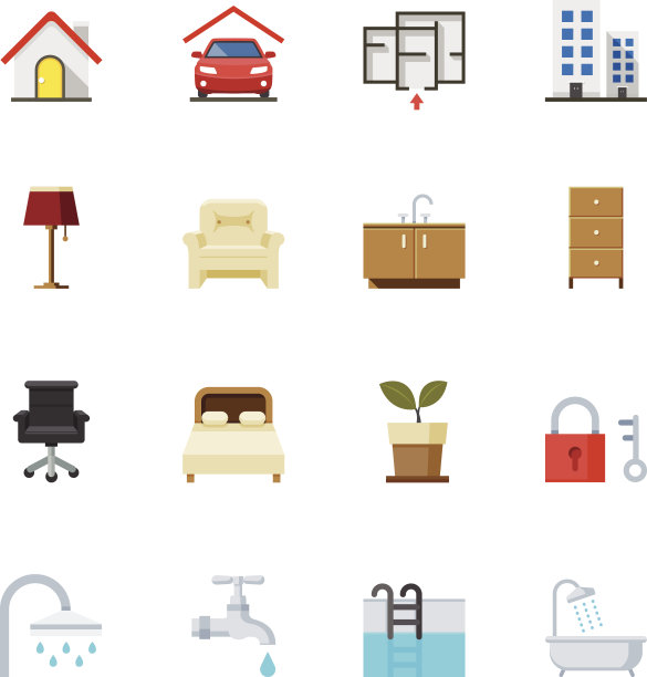 房屋和房地产图标图片下载