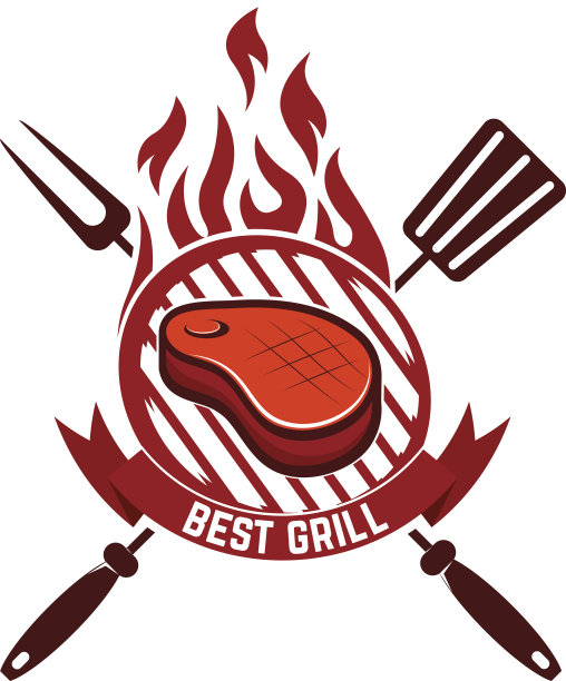 烤肉架上的一块肉。最好的烧烤。图片下载