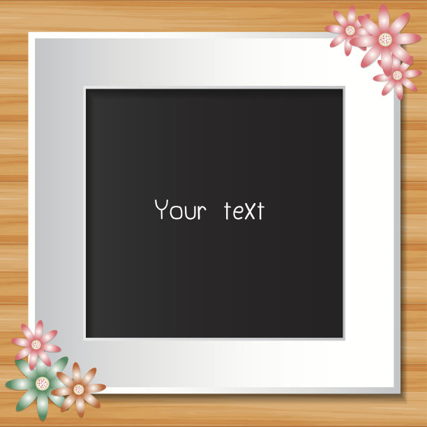 相框和花图片下载