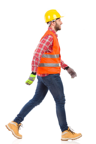 步行体力劳动者。图片下载