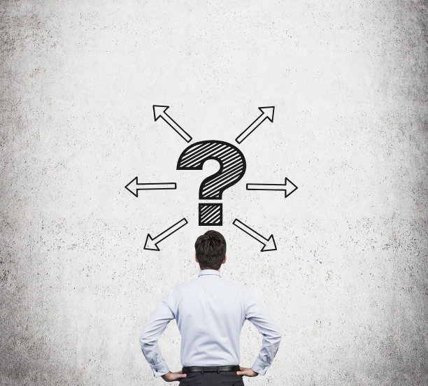 人与问号图片下载