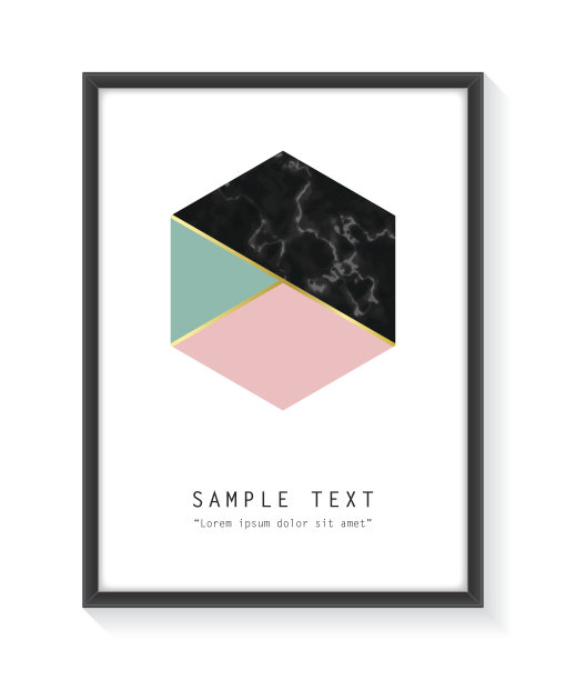 几何海报设计图片下载