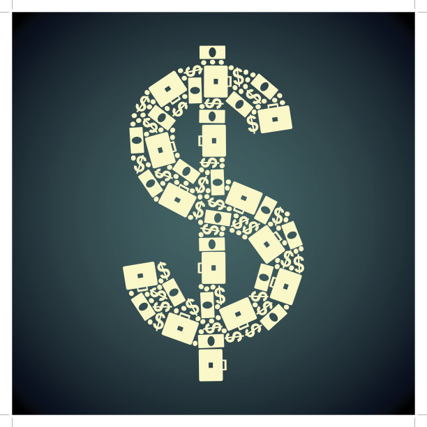 美元的绿色模式图片下载