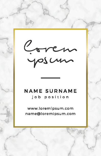 现代名片，邀请或公告与黄金细节。素材图片