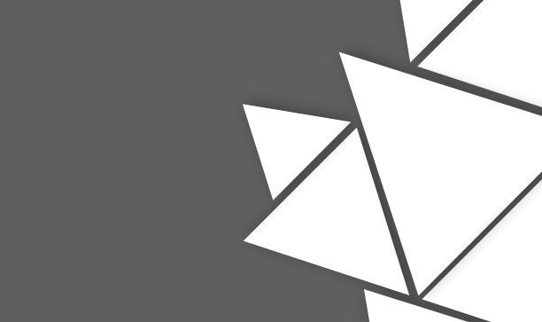 只在灰色背景下使用大三角形形状设计图片下载