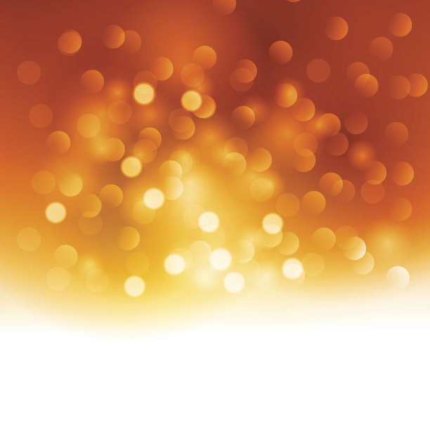 圣诞快乐橙色灯光背景图片下载