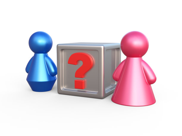 男女人物的抽象概念图片下载