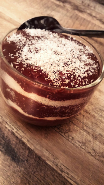 巧克力布丁图片下载