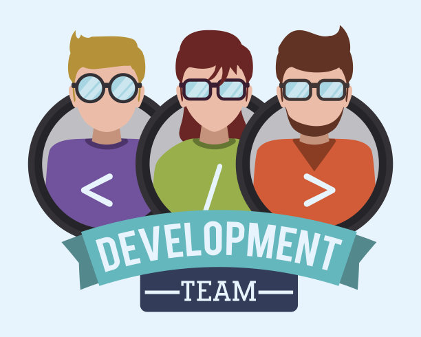 Web开发人员设计。图片下载