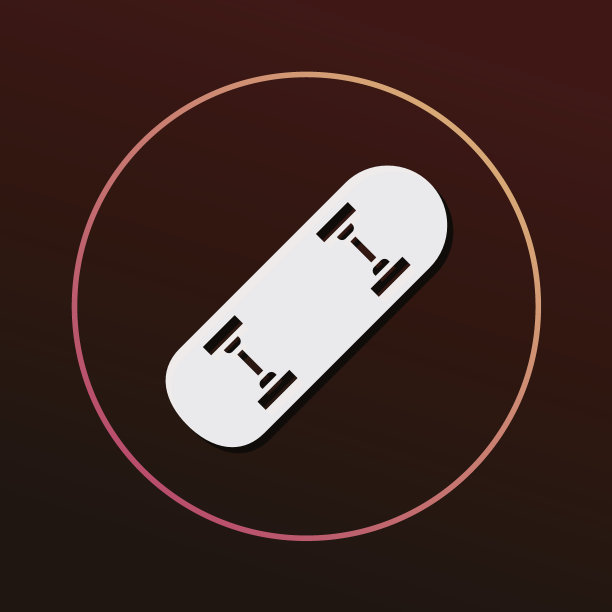 溜冰板图标图片下载