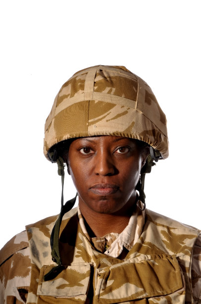 黑人女士兵图片下载