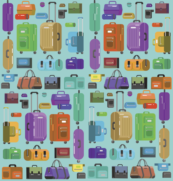 旅游袋。行李箱子图片下载