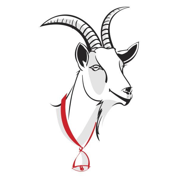 山羊矢量图像的头部图片下载