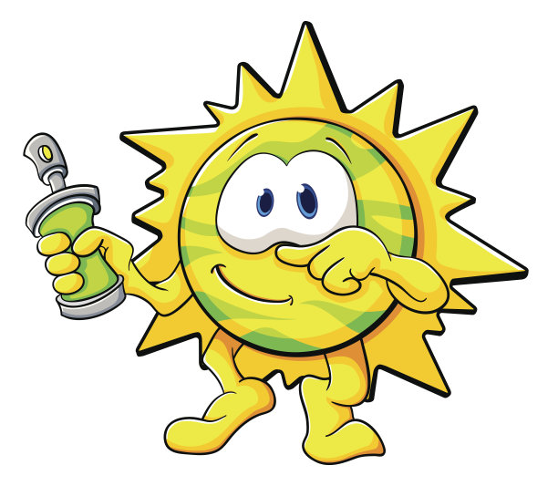 可爱的卡通的太阳图片下载