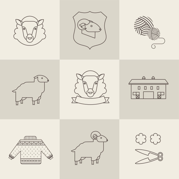 羊向量组图片下载