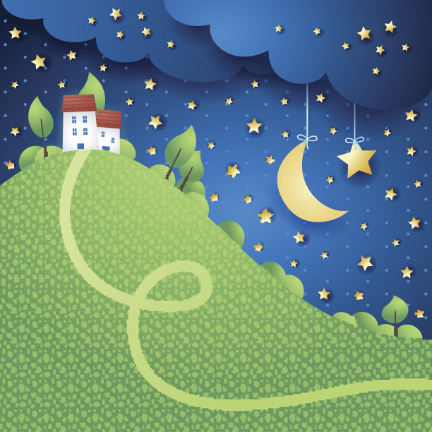 超现实的山景图片下载