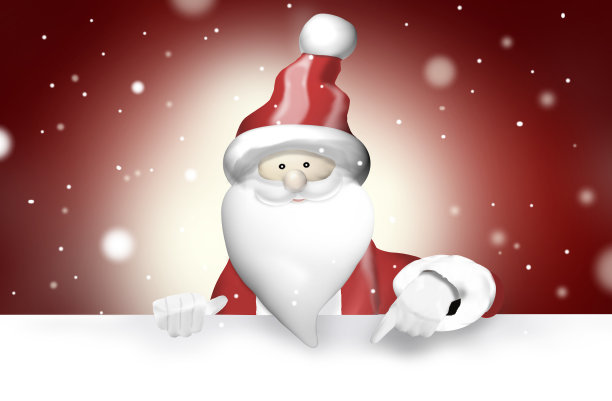 圣诞老人圣诞背景图片下载