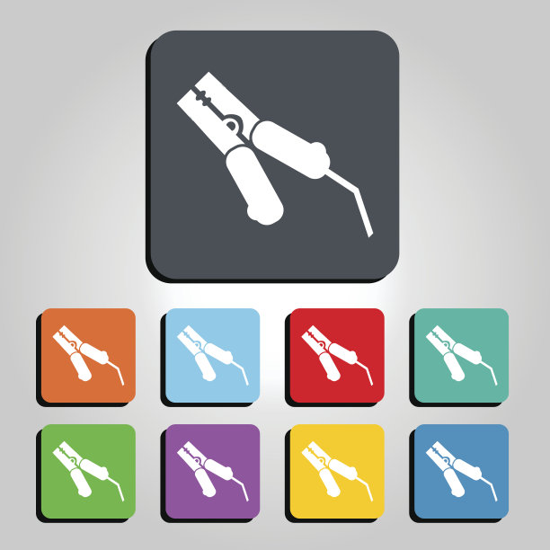 跳线电缆矢量图标插图图片下载