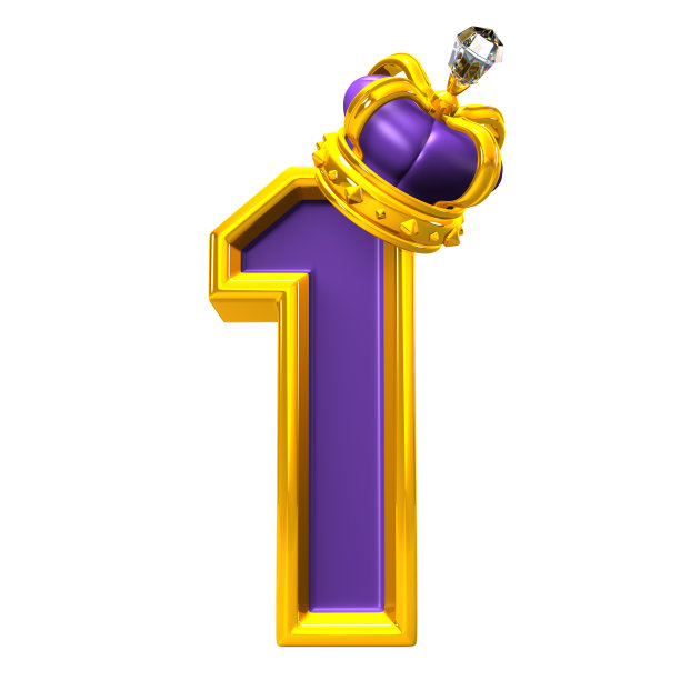 前视图的华丽一号与皇冠图片下载