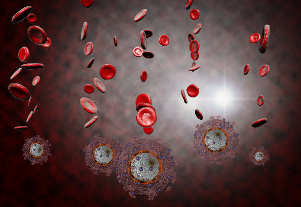 艾滋病的HIV病毒图片下载
