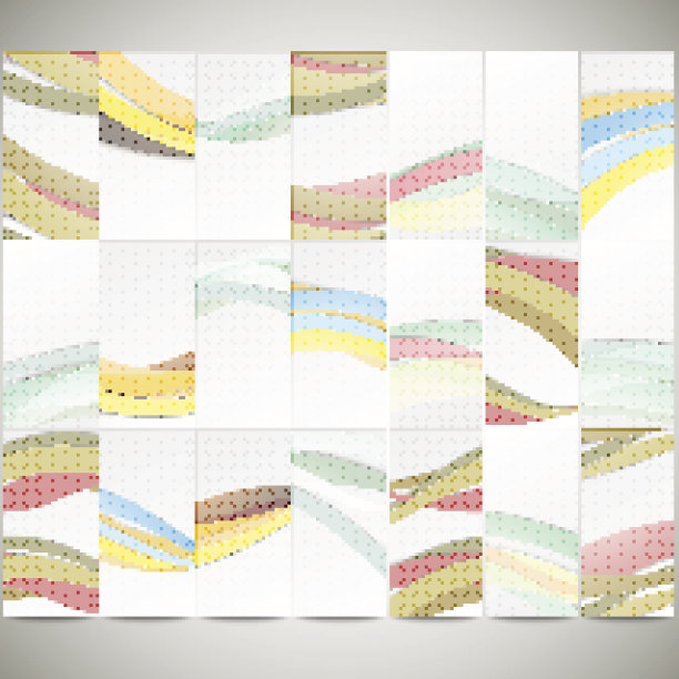 抽象飞人集，波矢量设计图片下载