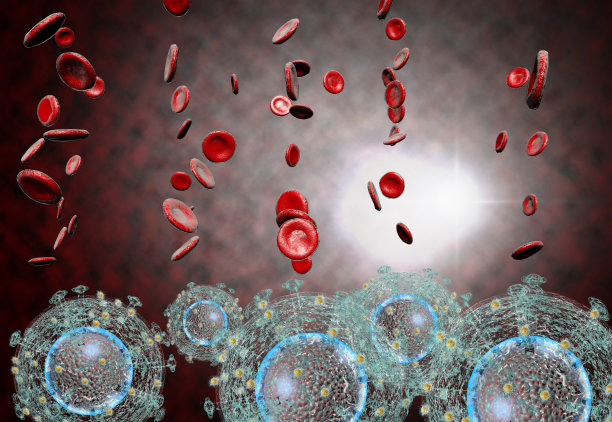 艾滋病的HIV病毒图片下载