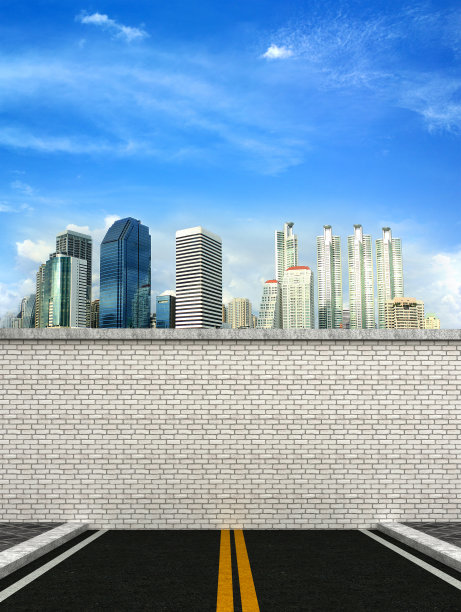 城墙后的城市图片下载