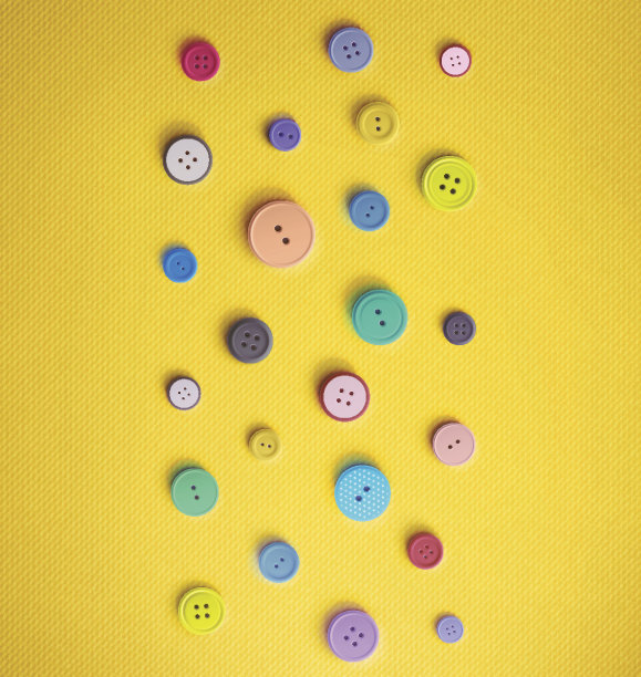 丰富多彩的缝纫按钮图片下载