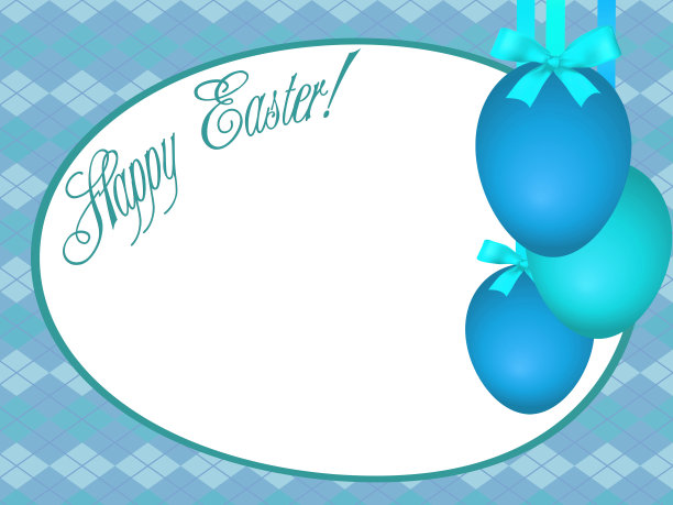 复活节空白框架，抽象图片下载