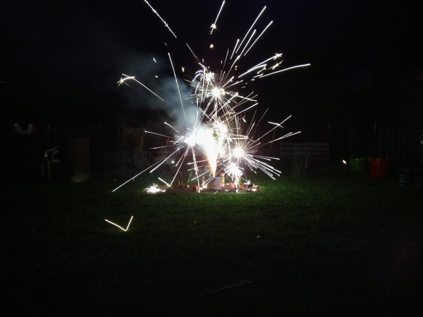 喷泉的烟花图片下载