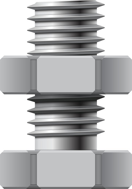 螺栓和螺母。图片下载