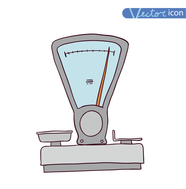 尺度图标。矢量插图。图片下载