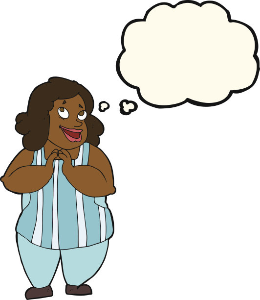 卡通快乐的厨师用思想泡图片下载